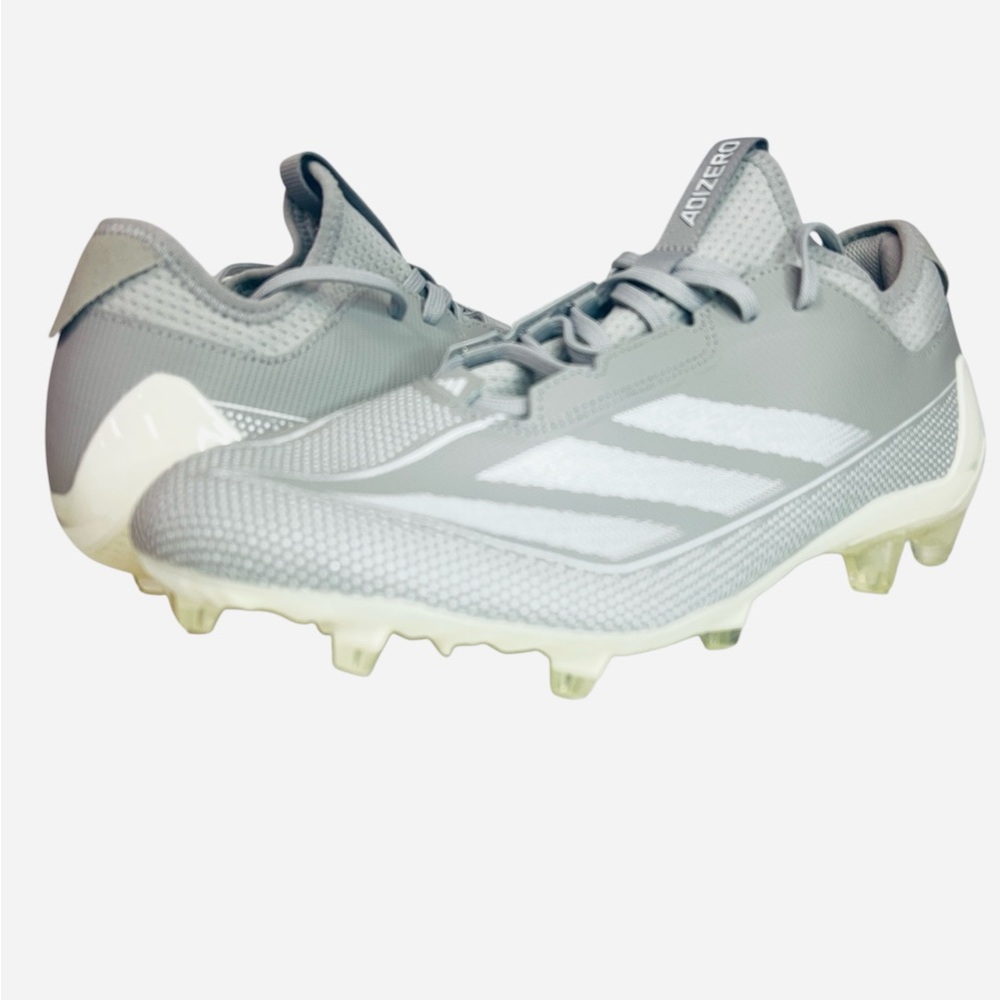 Adidas Adizero Electric.1 Gray/Silver IF2427 Football Cleats Shoes Men’s Size 11